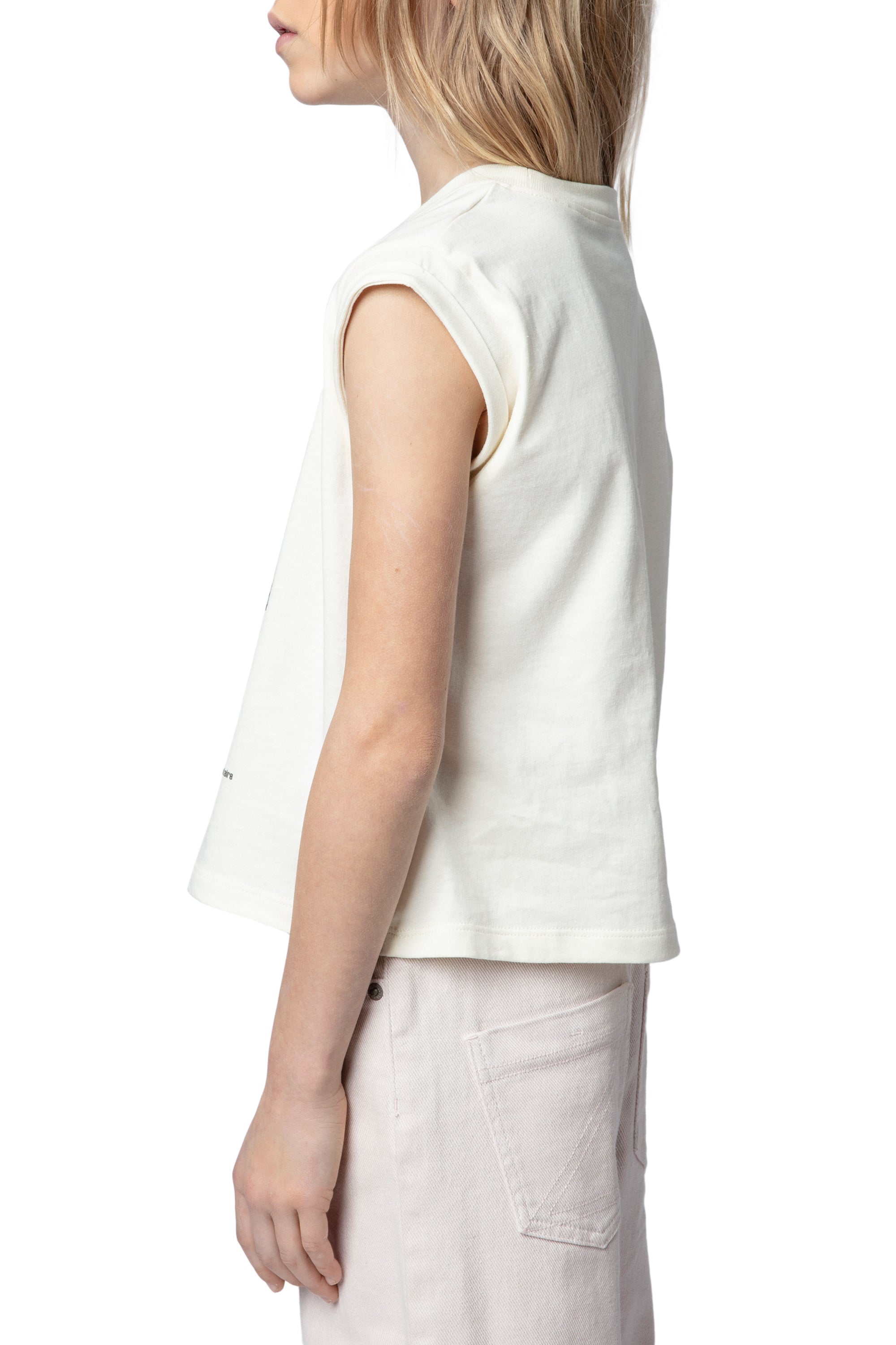 T-shirt Jo Photoprint - Lait