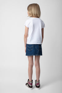 T-shirt Amber - Blanc