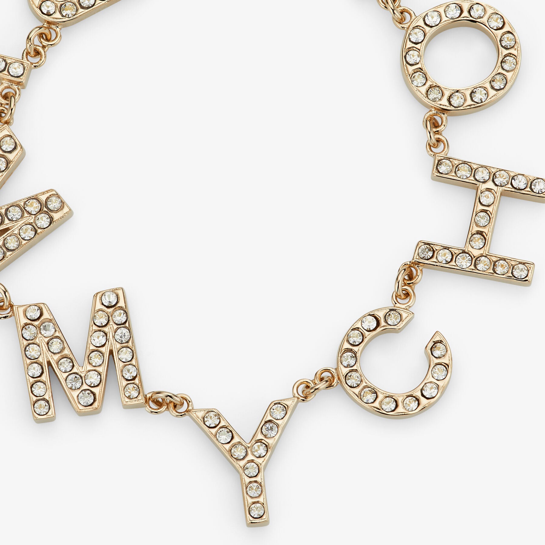 ZNO STOCK 0 / Reco 80 GOLD/CRYSTAL Bracelet JIMMY CHOO BRACELET