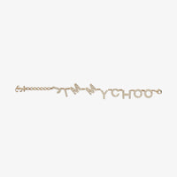 ZNO STOCK 0 / Reco 80 GOLD/CRYSTAL Bracelet JIMMY CHOO BRACELET