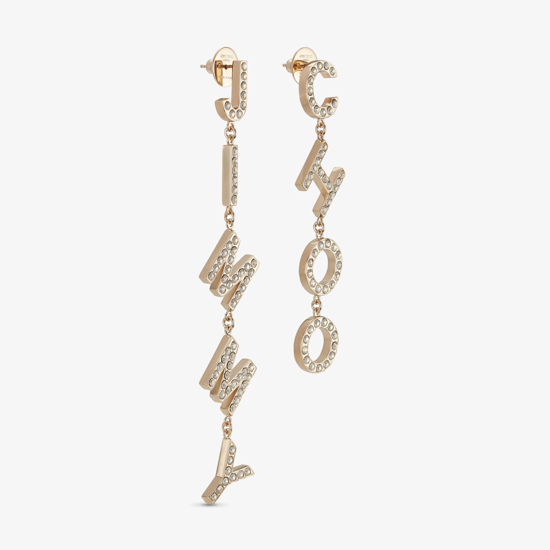 ZNO STOCK 0 / Reco 80 GOLD/CRYSTAL Earrings JIMMY CHOO EARRING