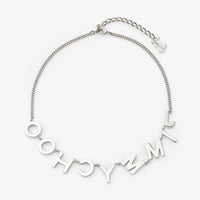 ZNO STOCK 0 / Reco 90 SILVER/MULTI/CRYSTAL Necklace JIMMY CHOO NECKLACE