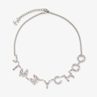 ZNO STOCK 0 / Reco 90 SILVER/MULTI/CRYSTAL Necklace JIMMY CHOO NECKLACE