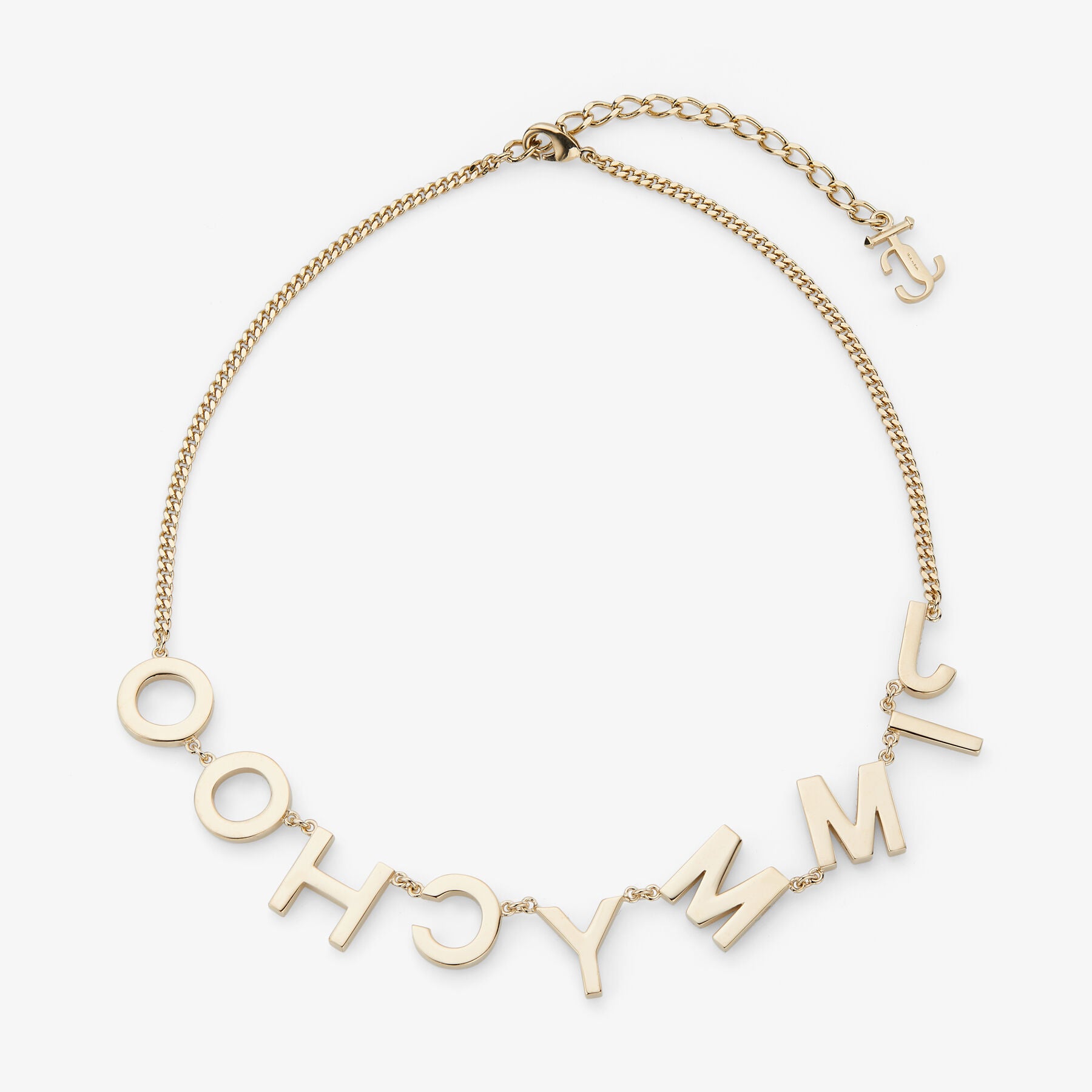 ZNO STOCK 0 / Reco 90 GOLD/CRYSTAL Necklace JIMMY CHOO NECKLACE