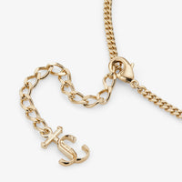 ZNO STOCK 0 / Reco 90 GOLD/CRYSTAL Necklace JIMMY CHOO NECKLACE