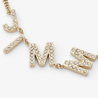 ZNO STOCK 0 / Reco 90 GOLD/CRYSTAL Necklace JIMMY CHOO NECKLACE