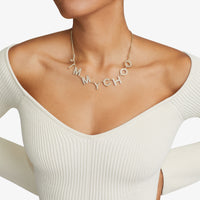 ZNO STOCK 0 / Reco 90 GOLD/CRYSTAL Necklace JIMMY CHOO NECKLACE
