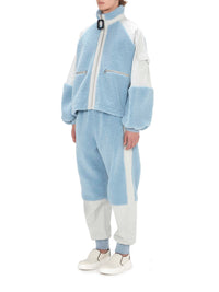 Veste polaire zippée - Light Blue