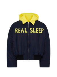 Veste Bomber Real Sleep - Navy/Yellow