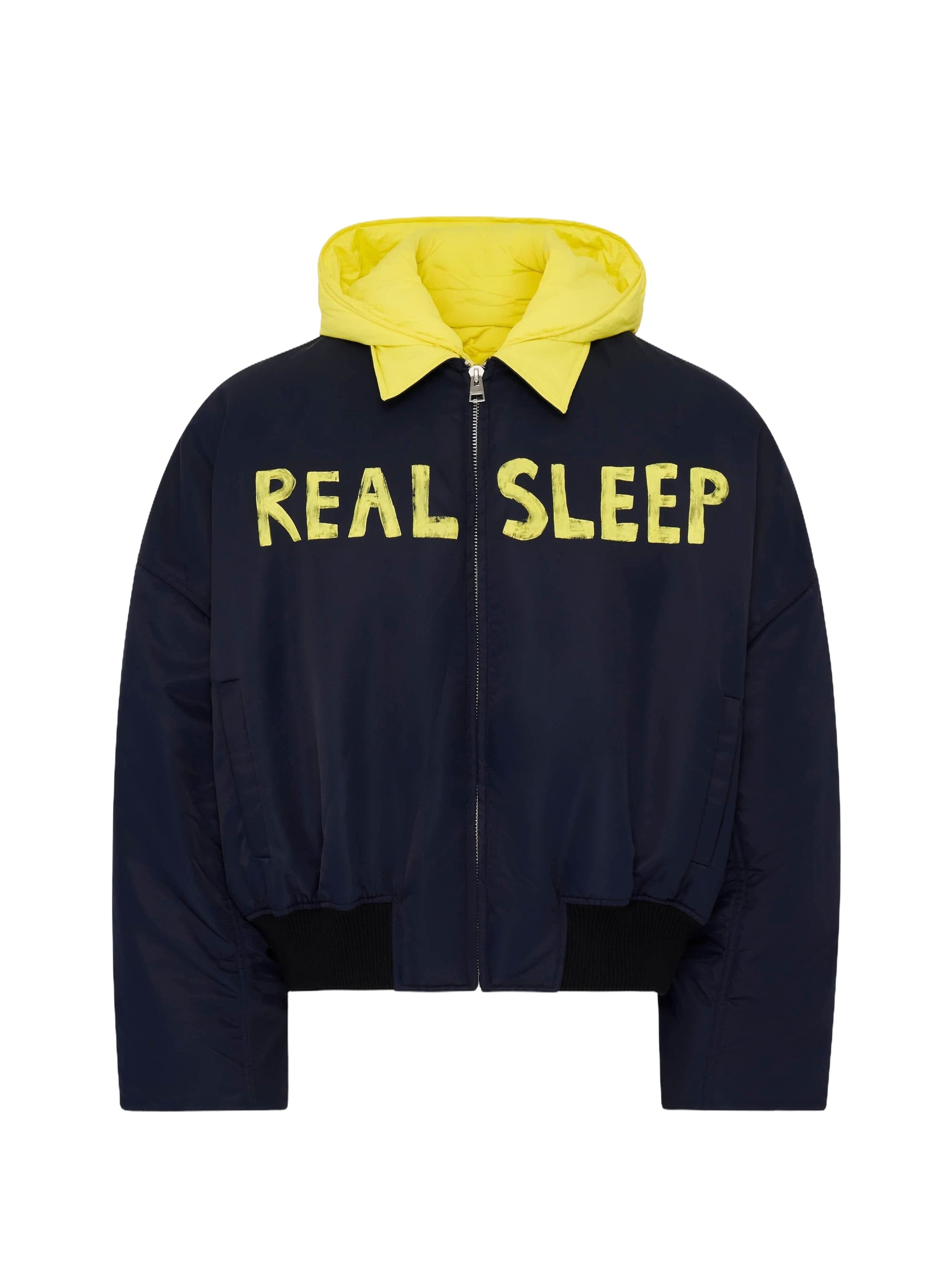 Veste Bomber Real Sleep - Navy/Yellow