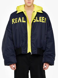 Veste Bomber Real Sleep - Navy/Yellow