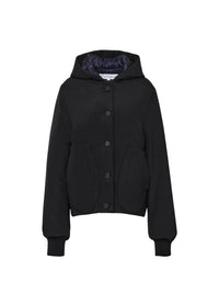 Veste ample à capuche - Black