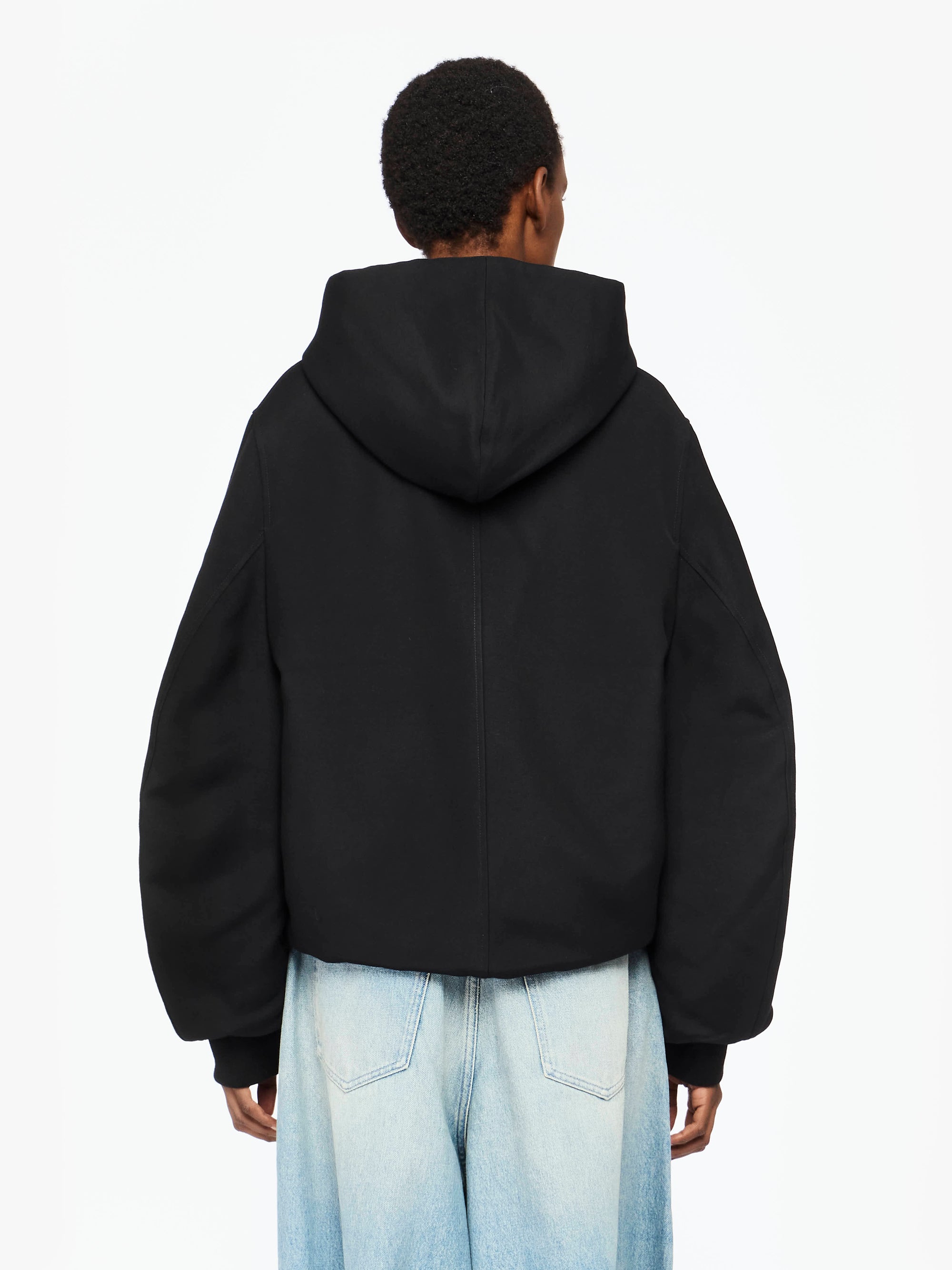 Veste Blouson À Capuche - Black