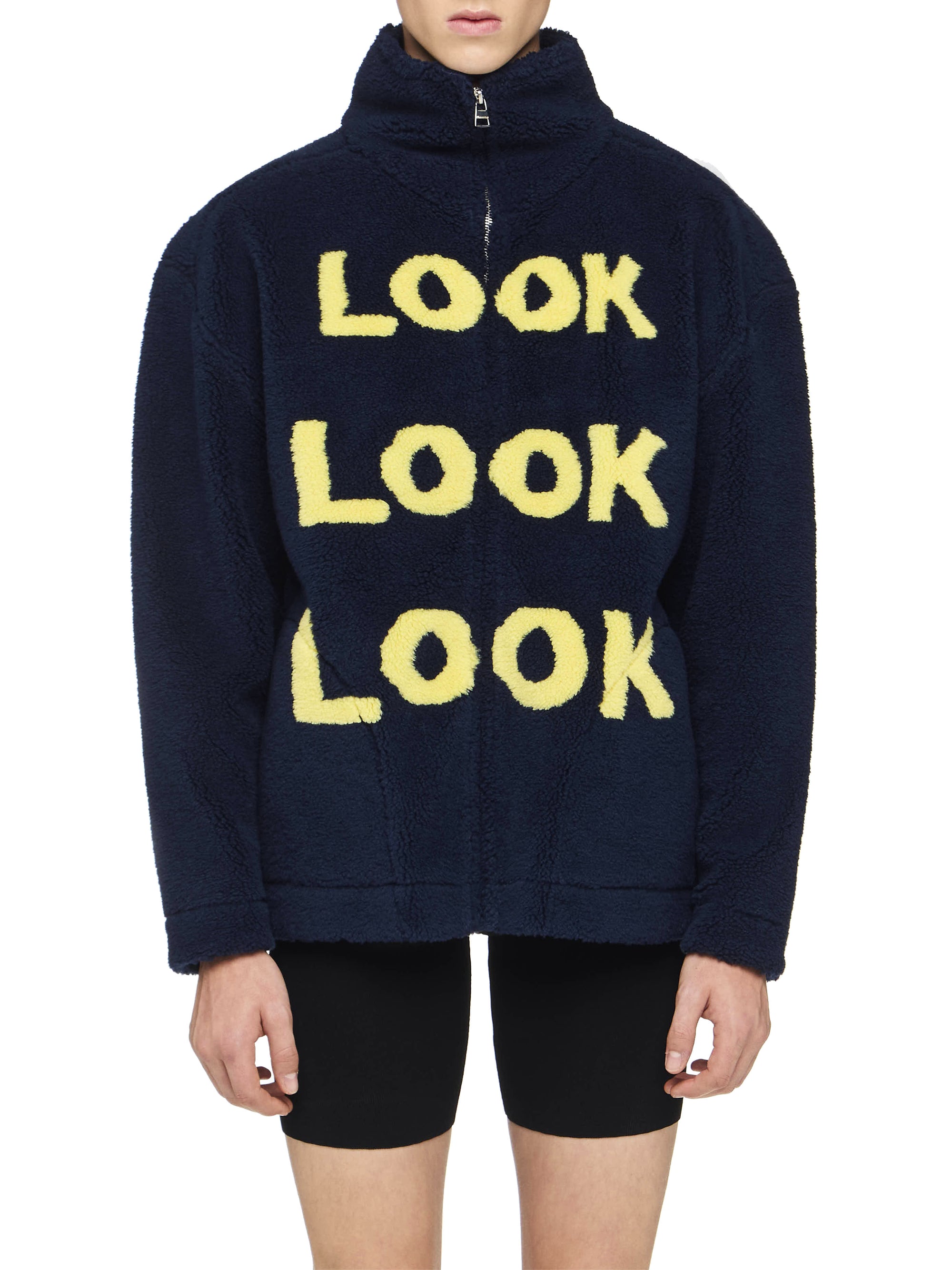 Veste Casual À Fermeture Éclair - Navy