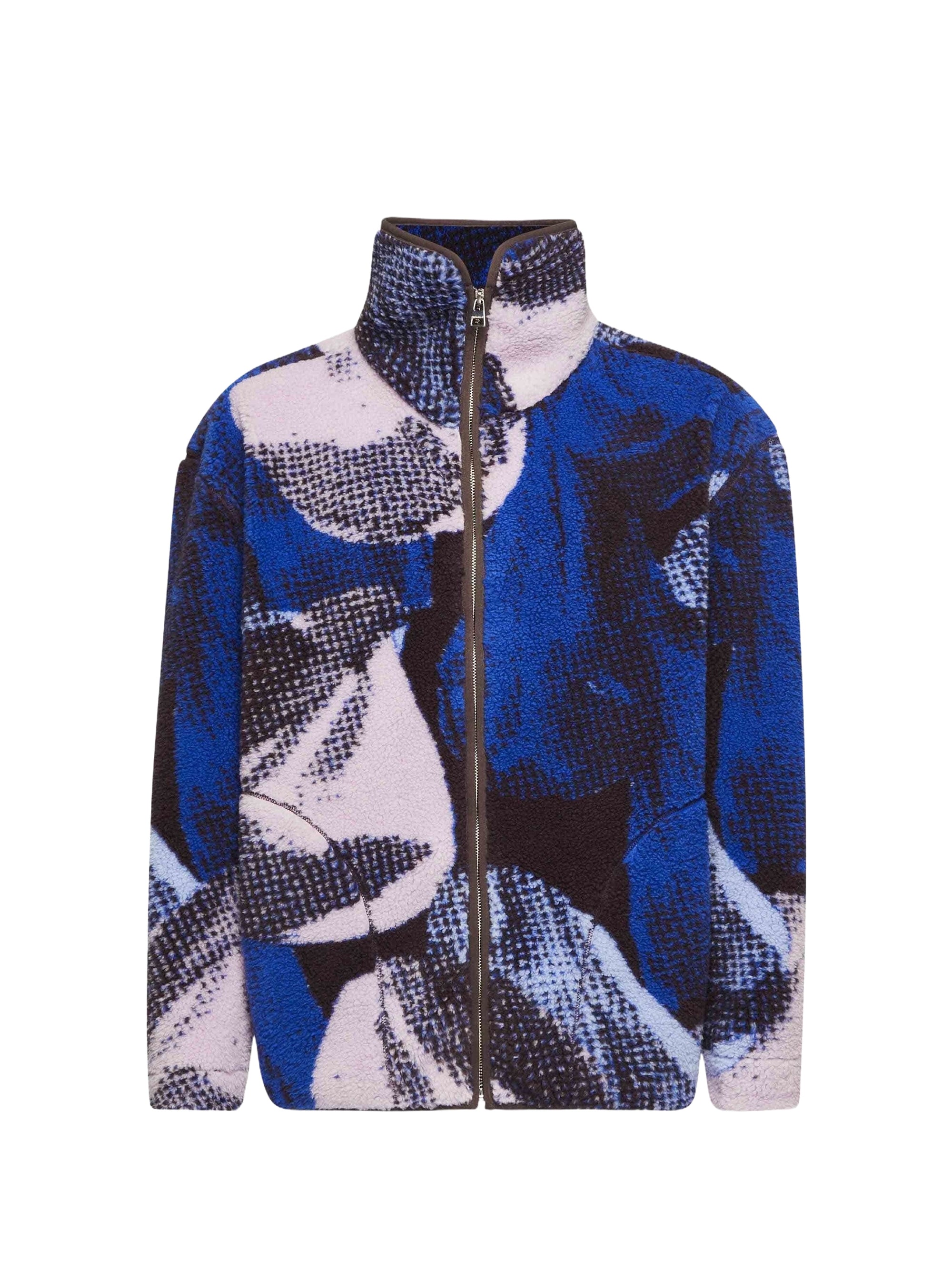 Veste Casual À Fermeture Éclair - Blue/Multi