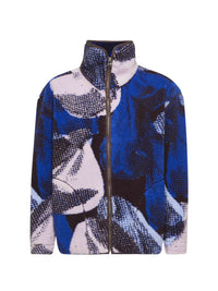 Veste ample à zip - Blue & Multi