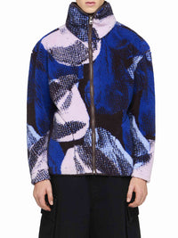 Veste Casual À Fermeture Éclair - Blue/Multi