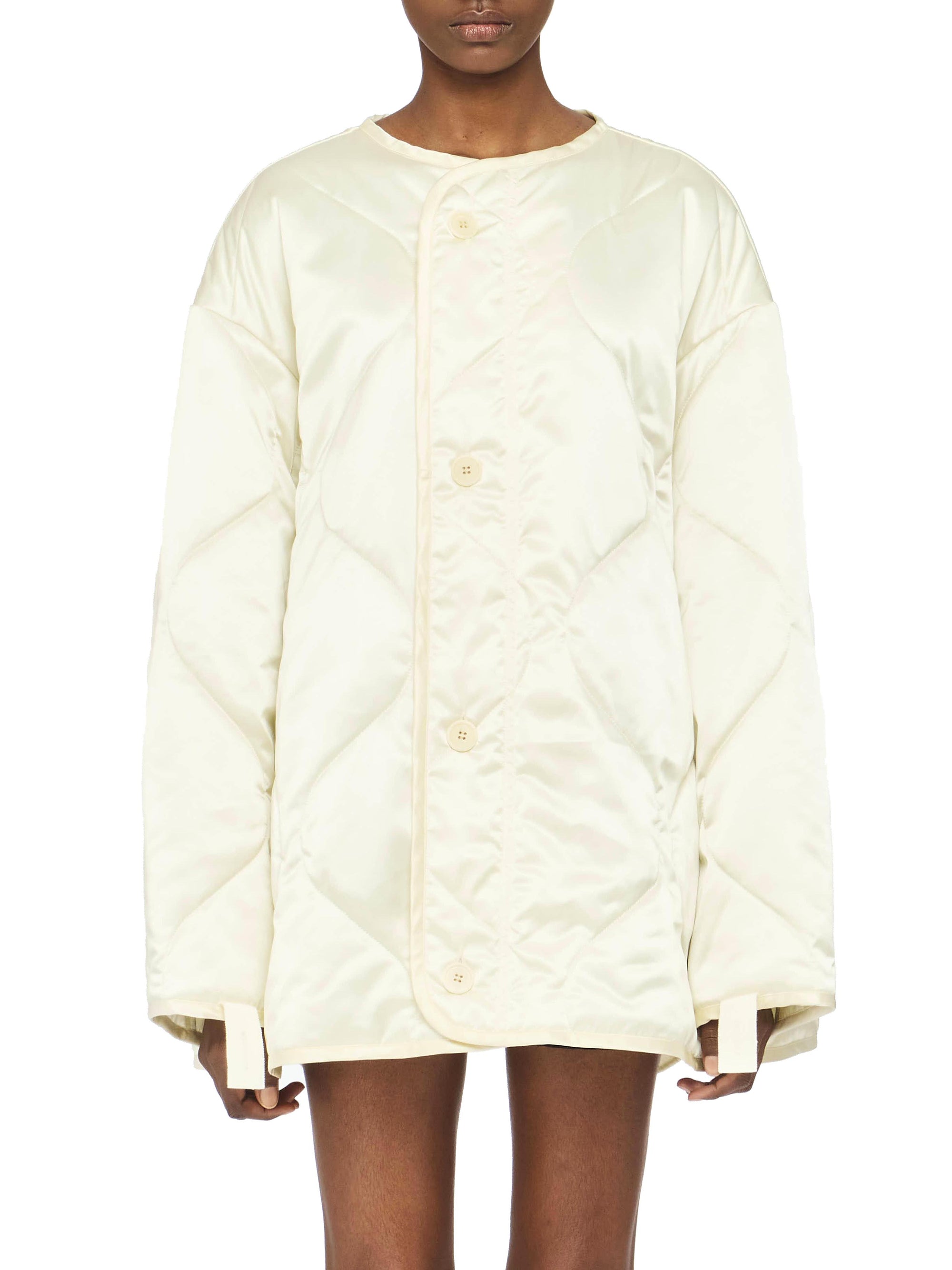 Veste Matelassée Oversize - Ivory