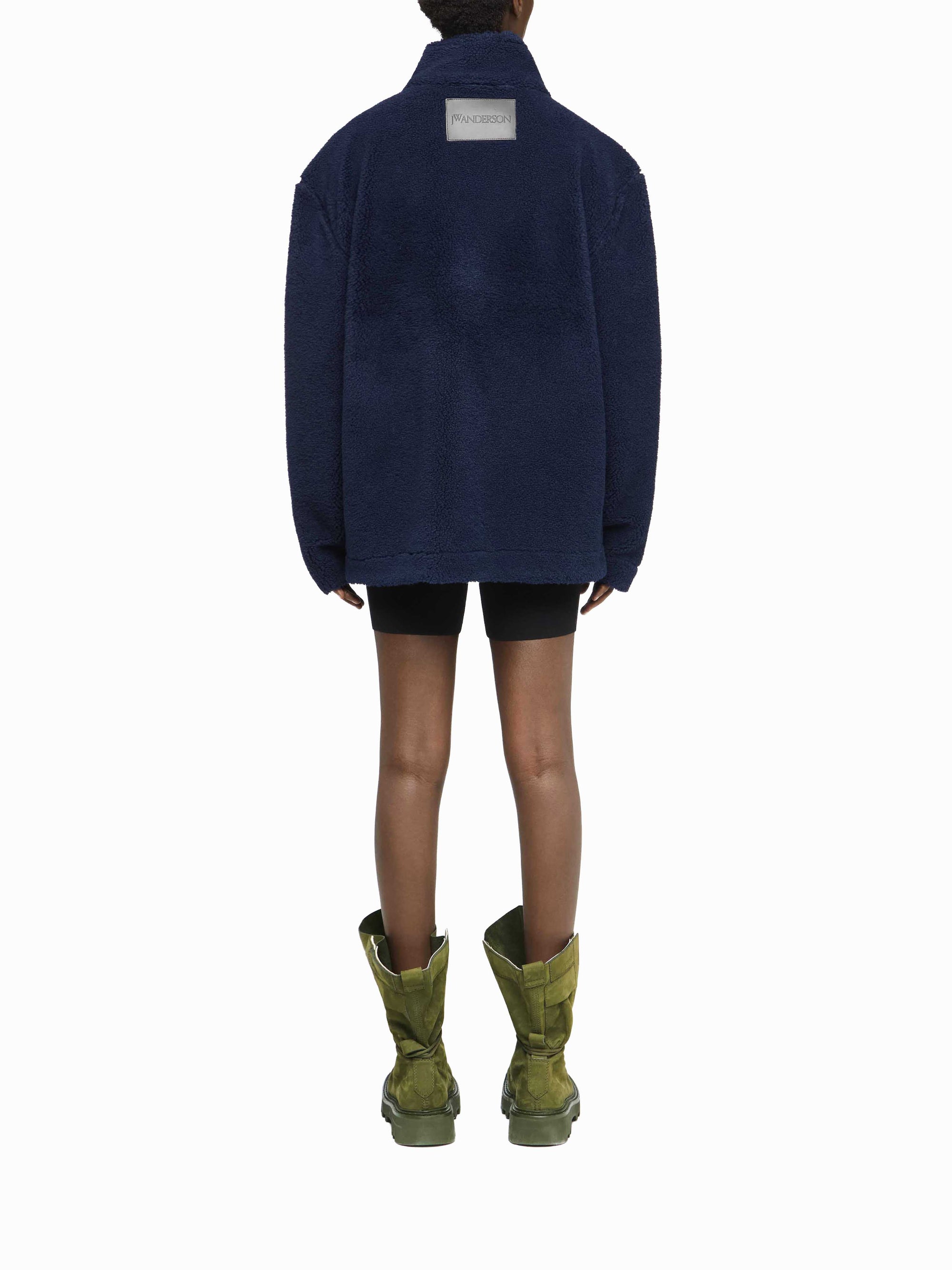 Veste Casual À Fermeture Éclair - Navy