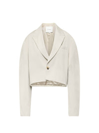 Veste Courte Arrondie - Stone