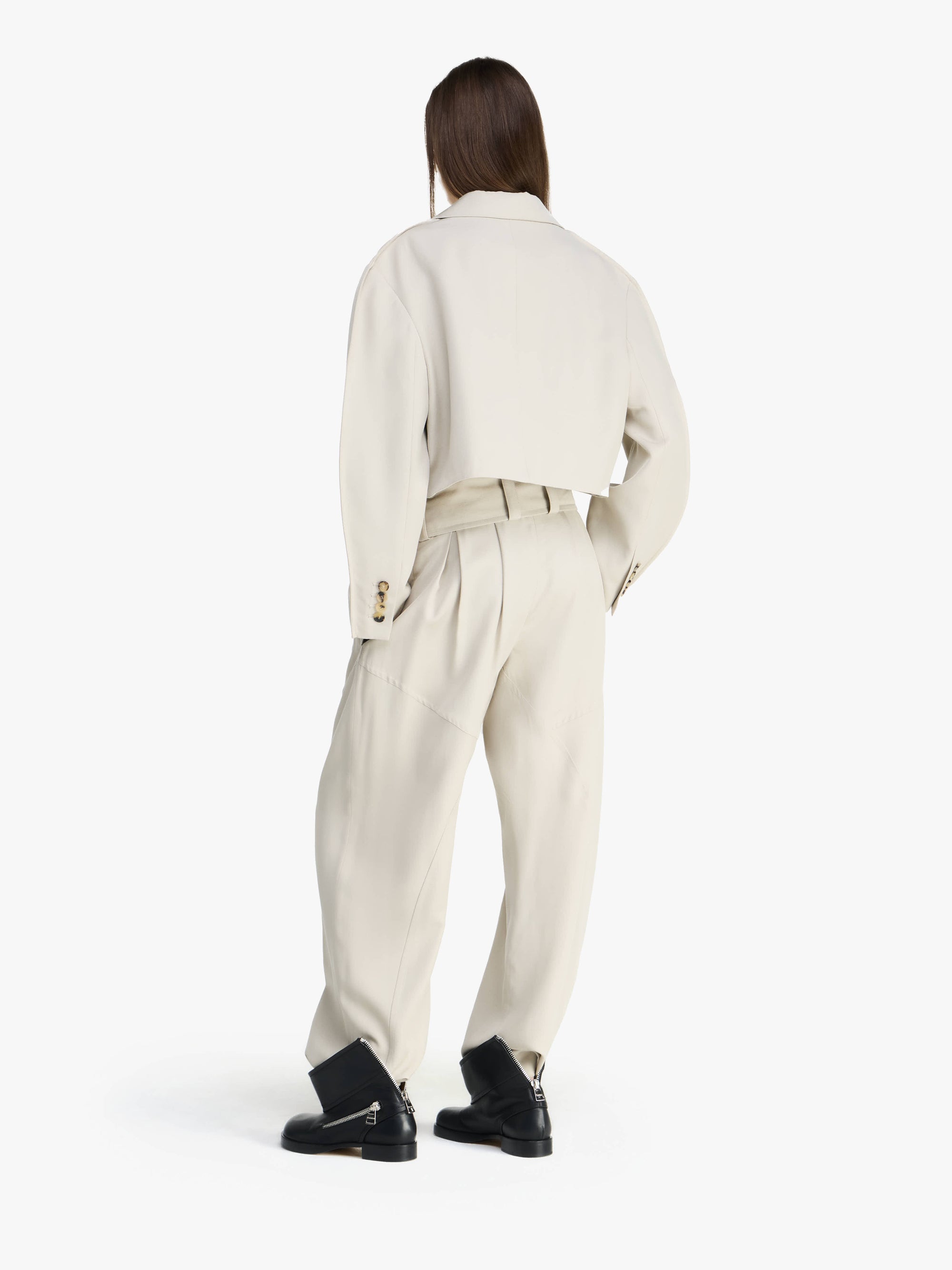 Veste Courte Arrondie - Stone