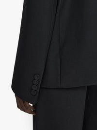 Veste Blazer À Poches Appliquées - Black