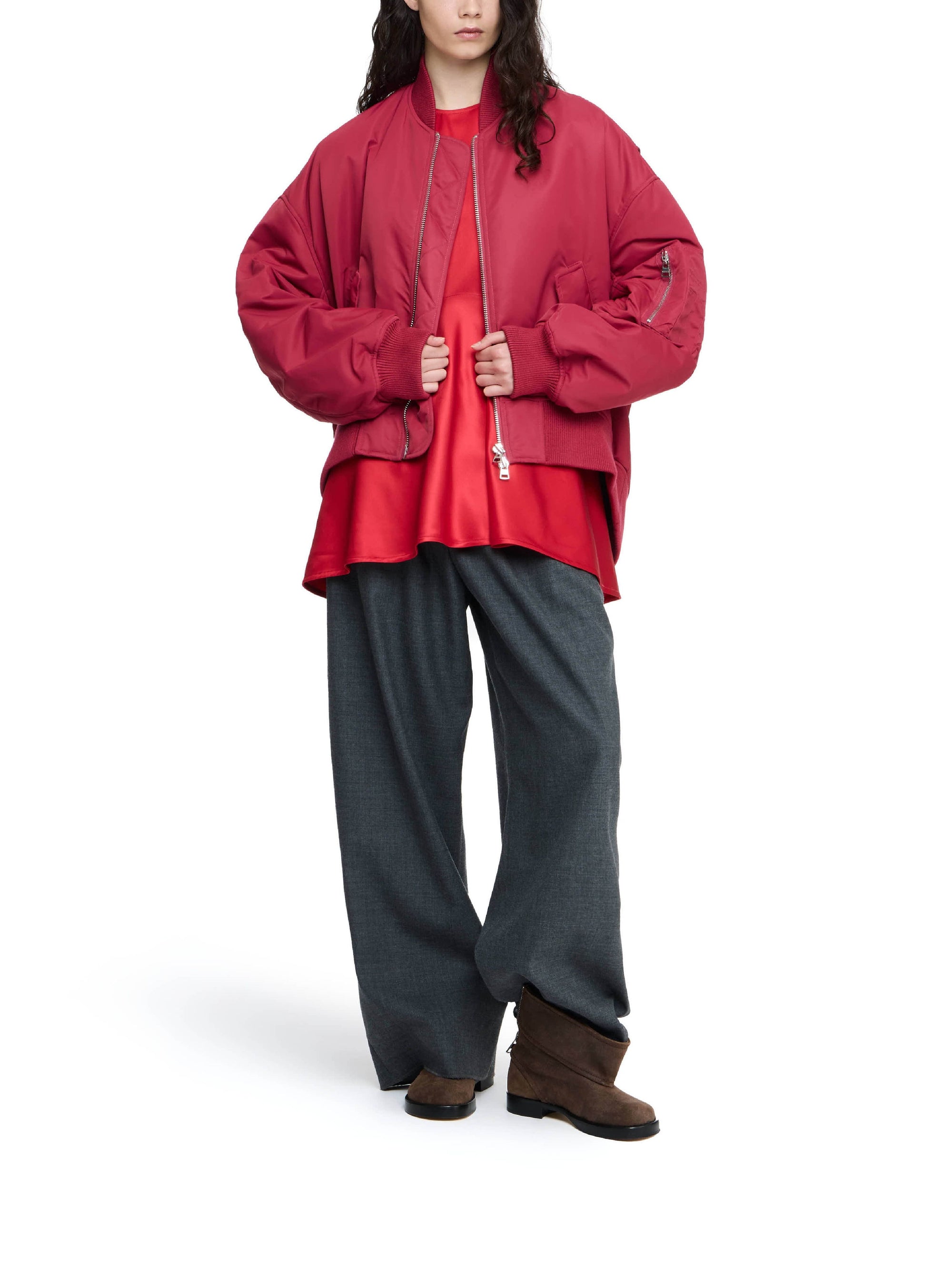 Blouson aviateur à ourlets - Ruby