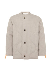 Veste matelassée en laine - Clay Melange