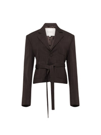 Veste Courte Sur Mesure - Dark Brown