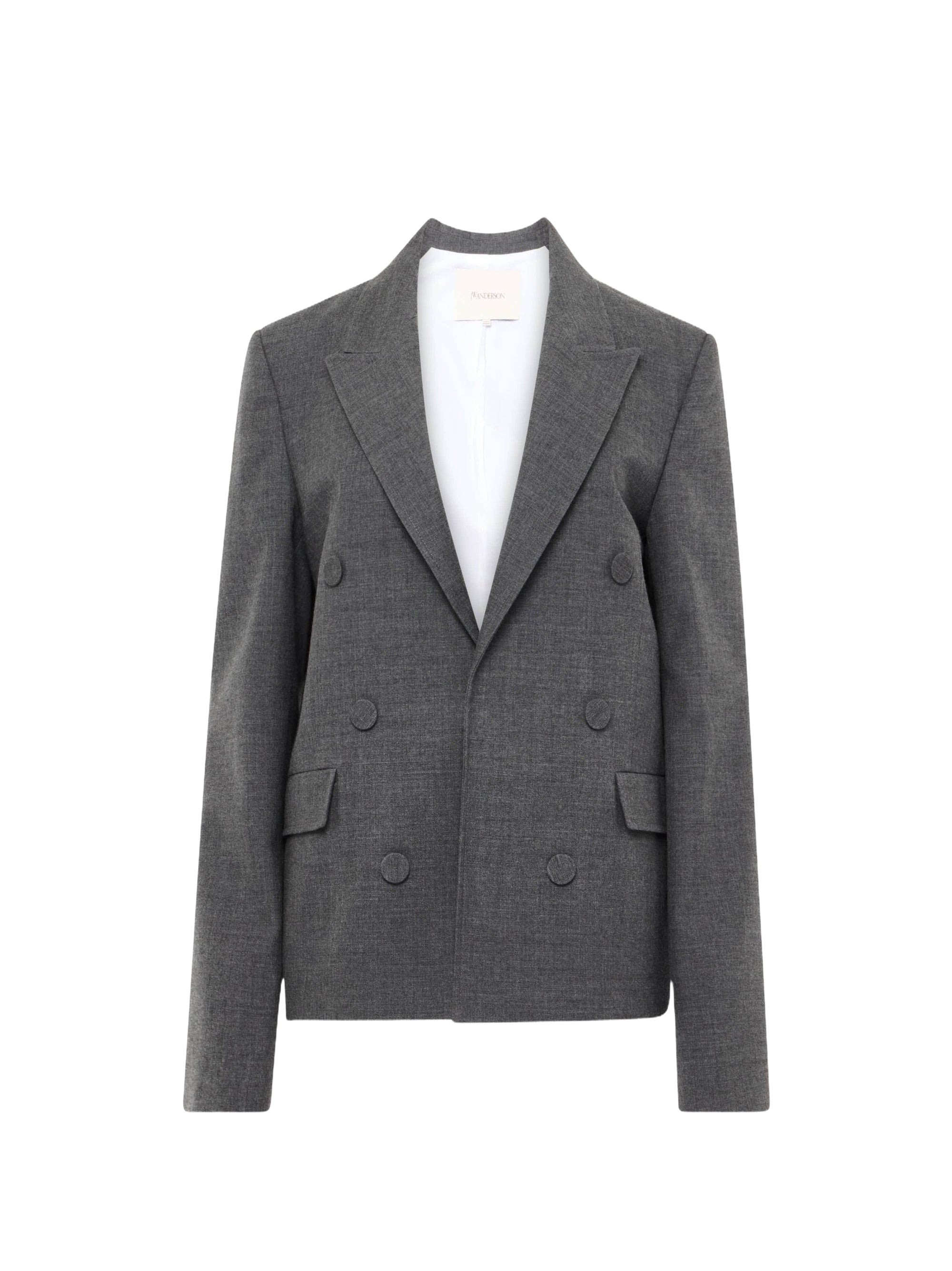 Veste de tailleur en laine - Charcoal Melange