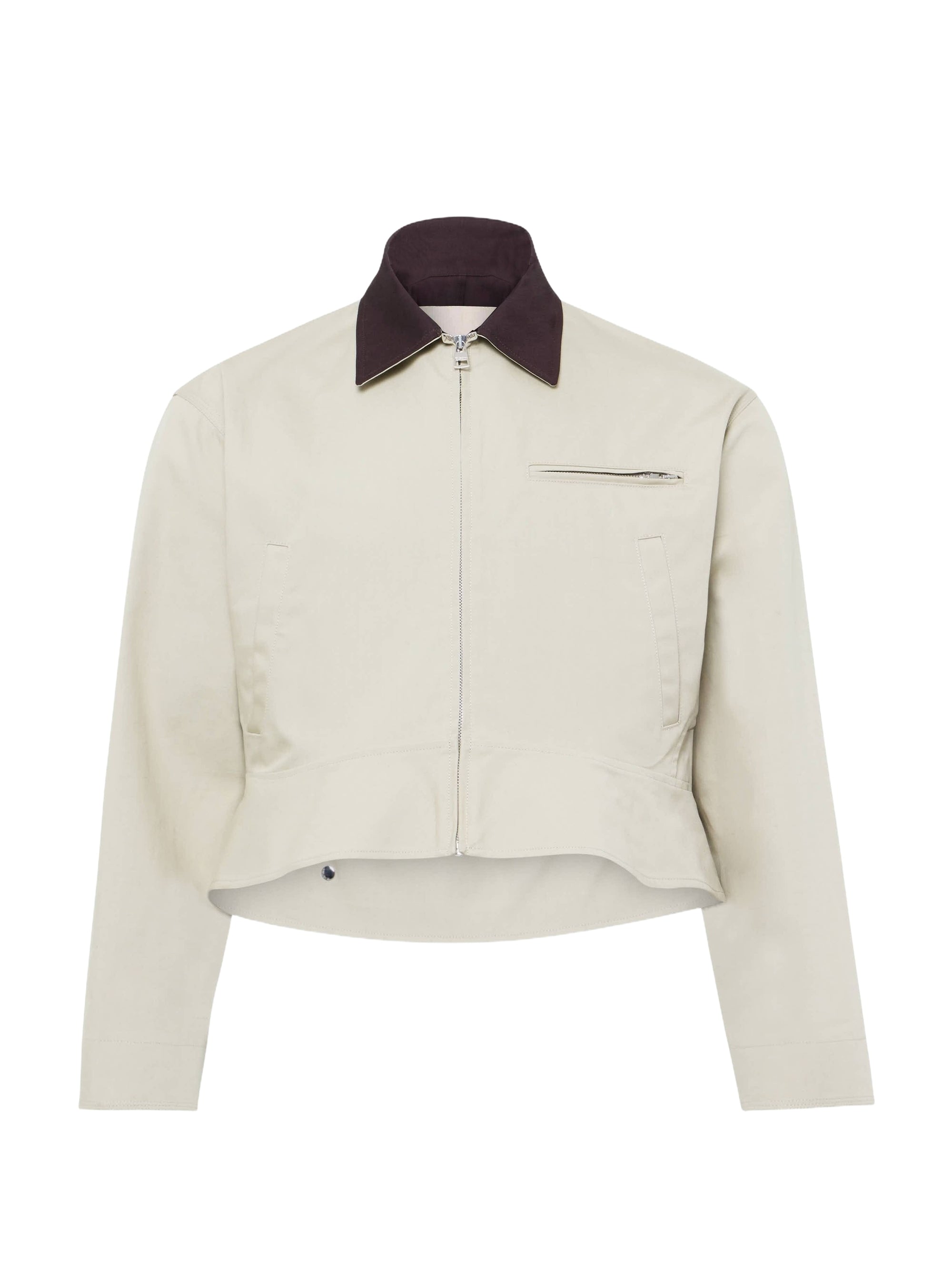 Veste classique à col doublé - Nougat & Chocolate