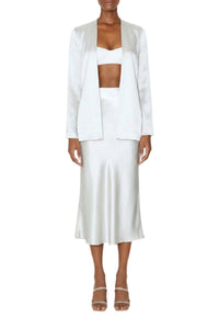 Veste nuisette en satin - Platinum