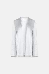 Satin Slip Jacket - Platinum