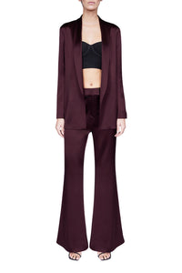 Pantalon Julianne à taille haute - Burgundy