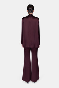 Pantalon Julianne à taille haute - Burgundy
