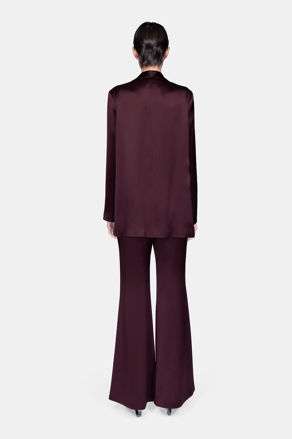 Pantalon Julianne à taille haute - Burgundy