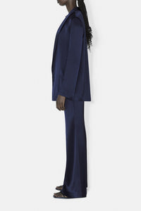 Julianne Satin Blazer - Midnight