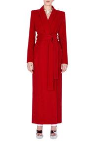 Trench-coat en laine - Cardinal Red