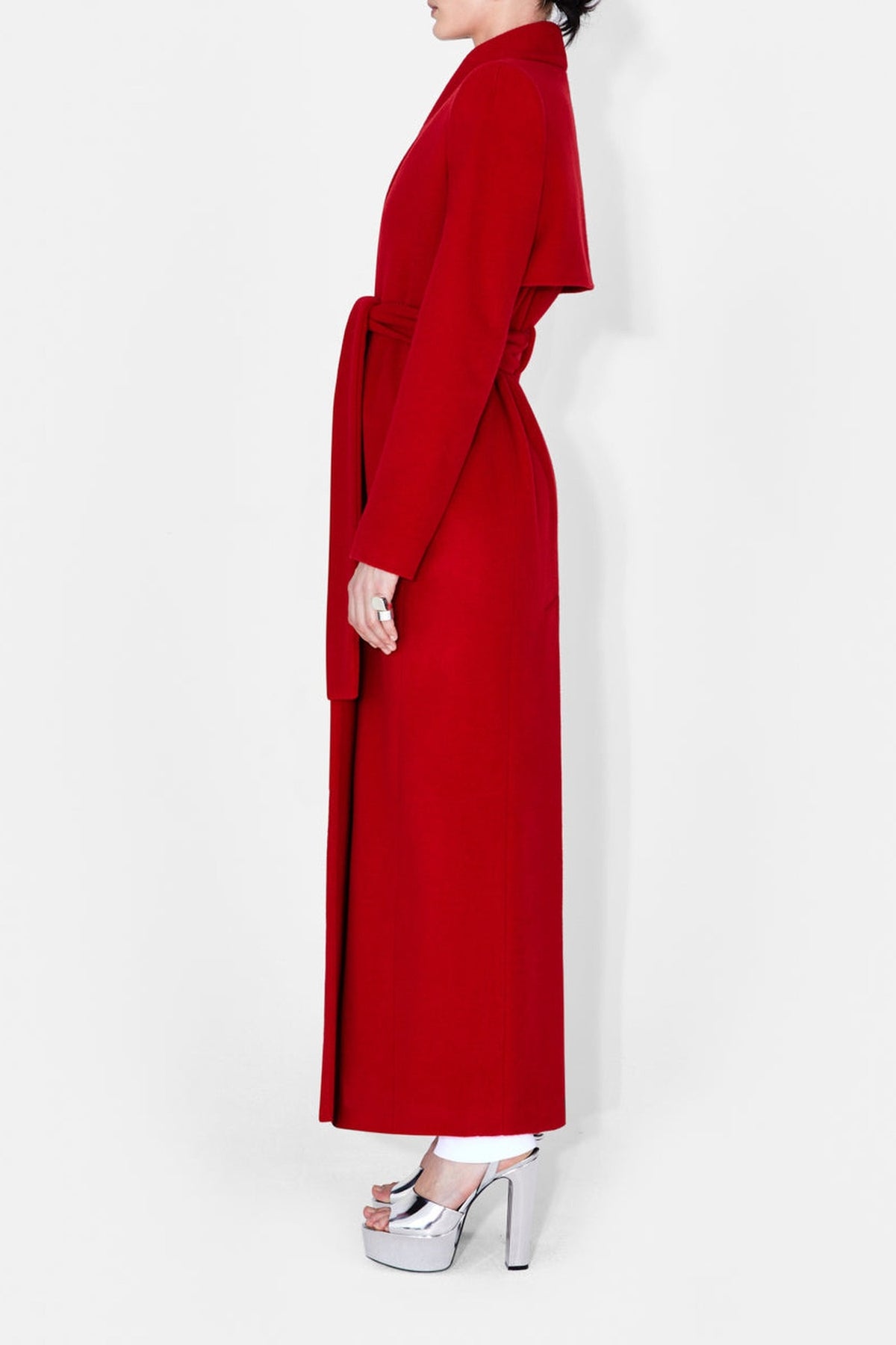 Trench-coat en laine - Cardinal Red