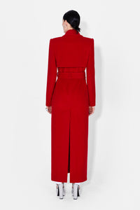 Trench-coat en laine - Cardinal Red