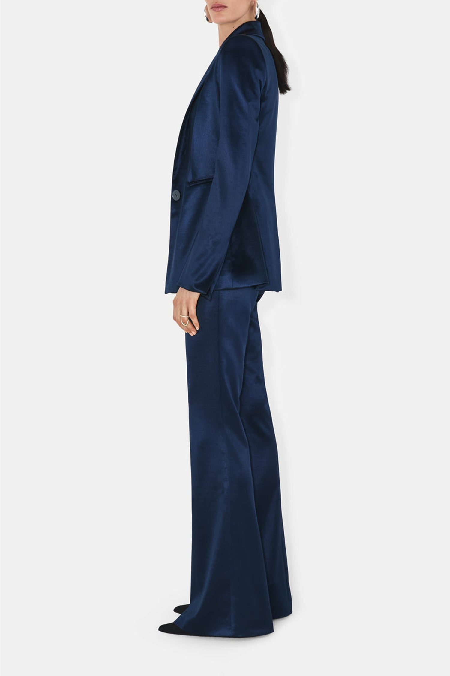Blazer sculpté à épaulettes - Blue Moon