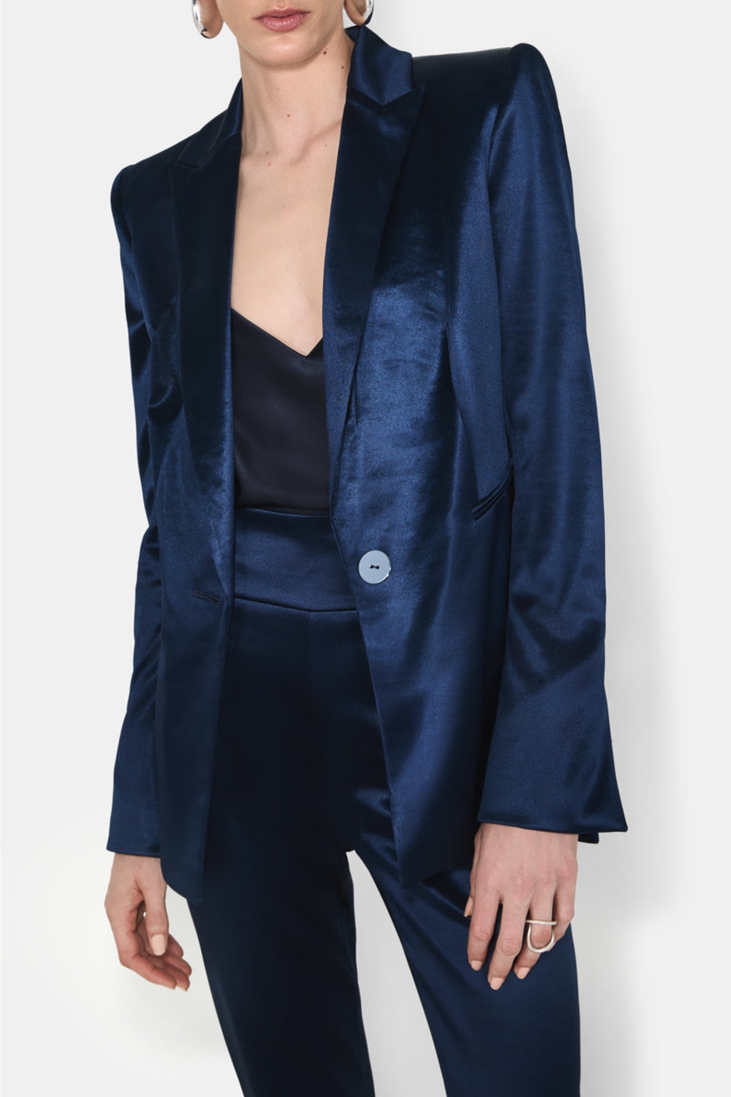 Blazer sculpté à épaulettes - Blue Moon