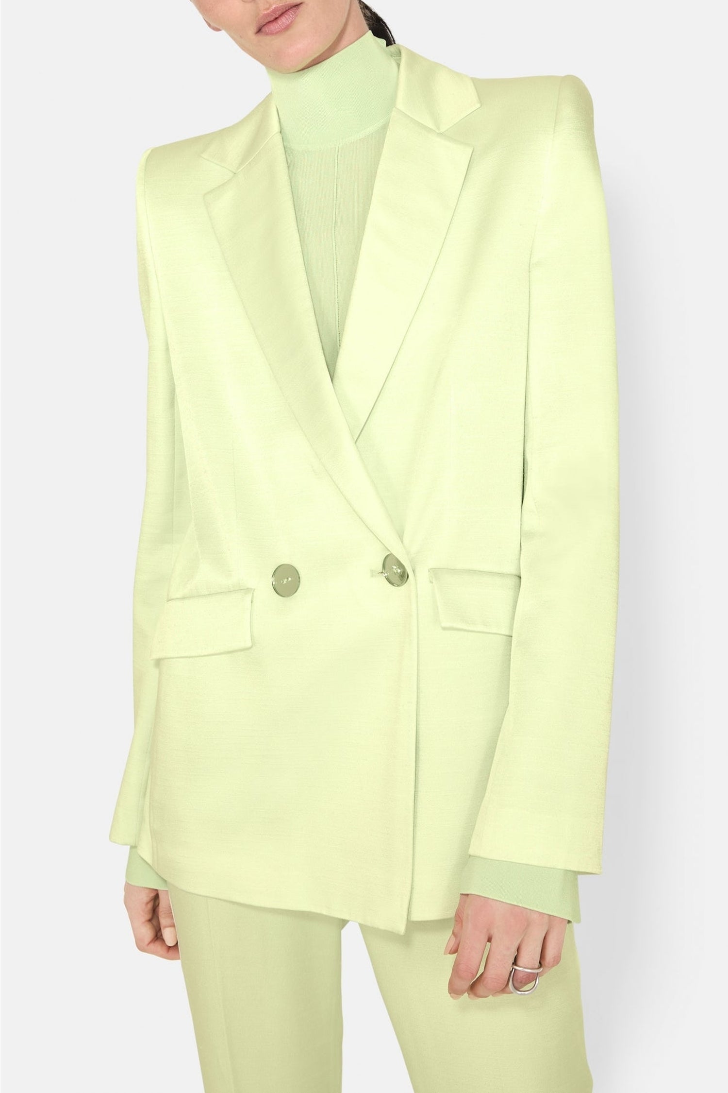 Veste boyfriend à double boutonnage - Apple
