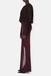 Veste Moxie en cuir - Oxblood
