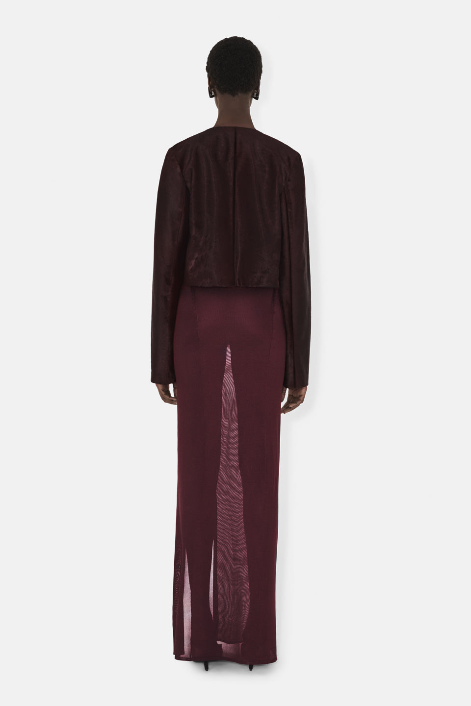 Veste Moxie en cuir - Oxblood