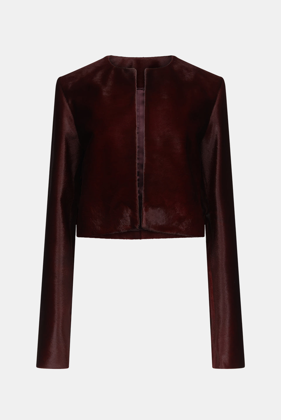 Veste Moxie en cuir - Oxblood