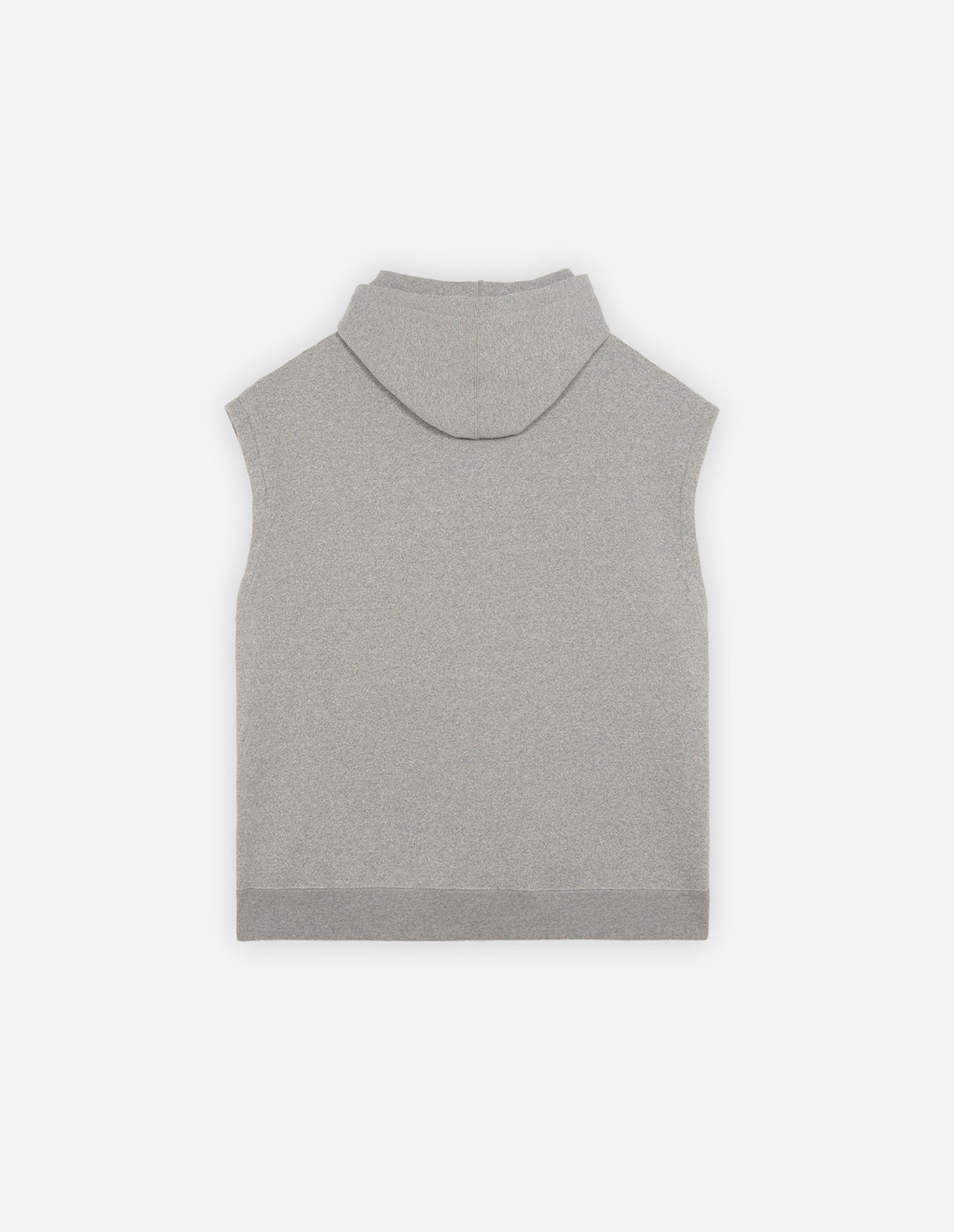 Sweat à capuche oversize à capuche sans manches - Light Grey Melange