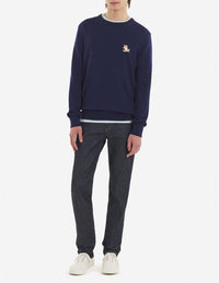 Slim-fit denim trousers - Indigo