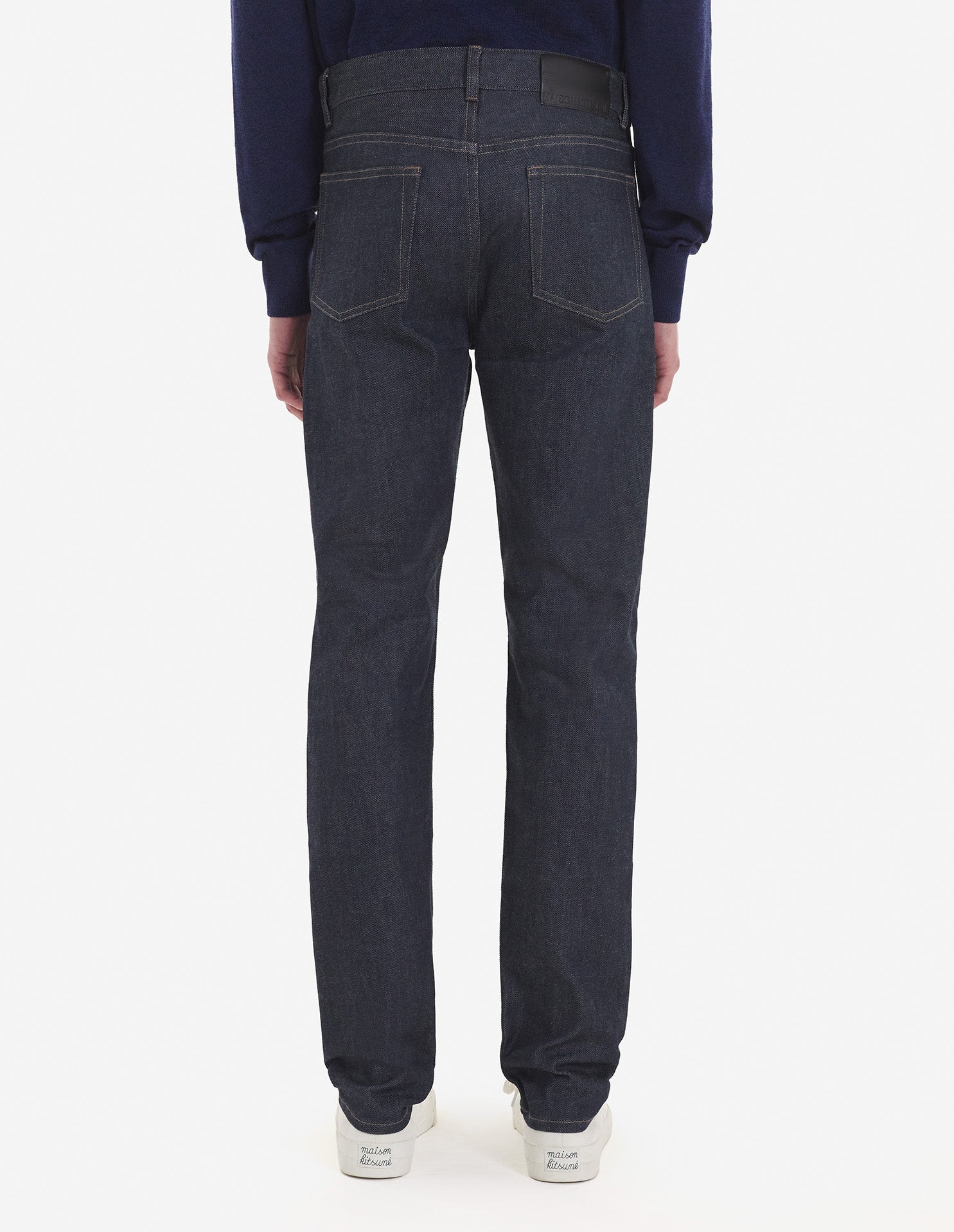 Slim-fit denim trousers - Indigo