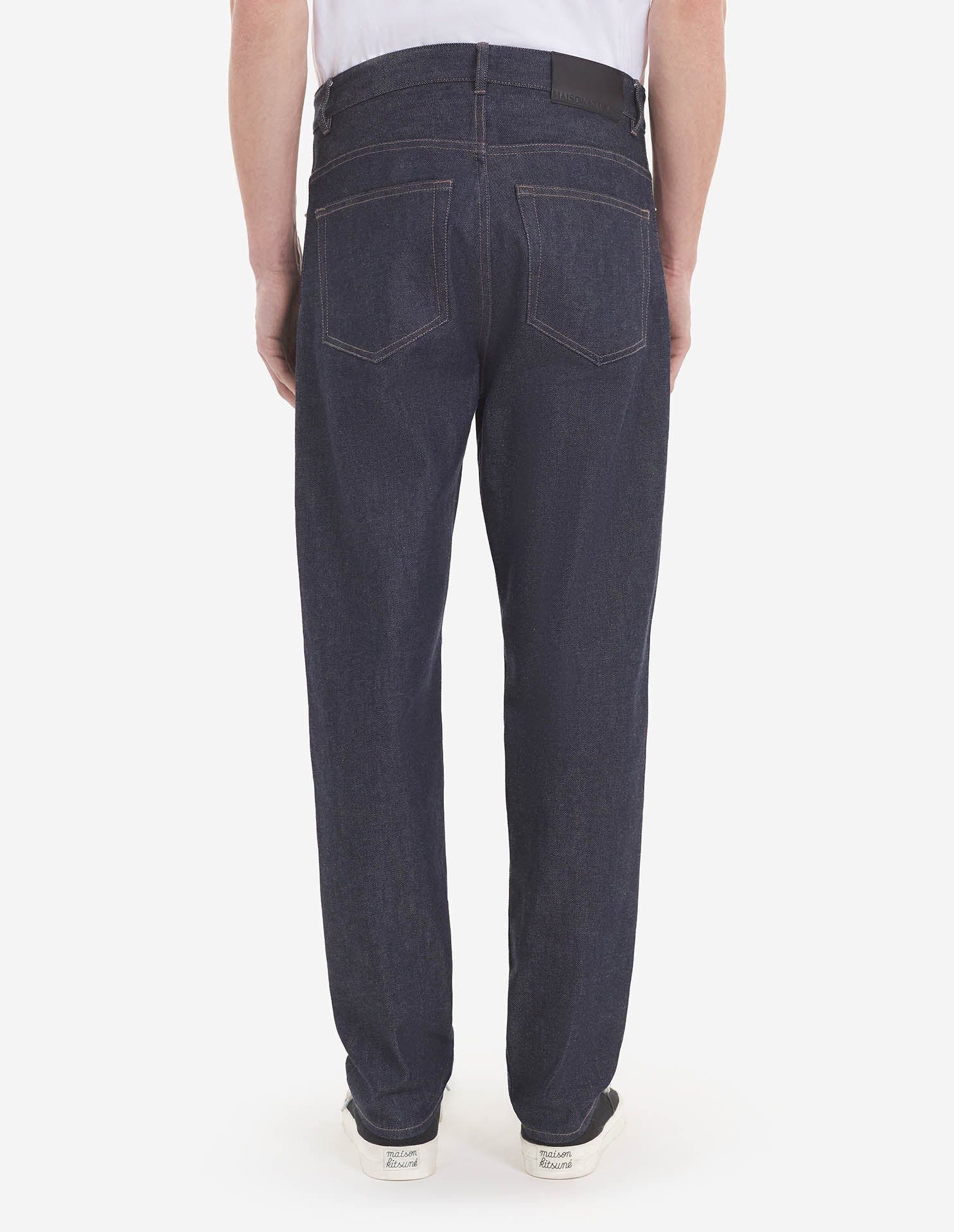 Pantalon à coupe fuselée en denim - Indigo